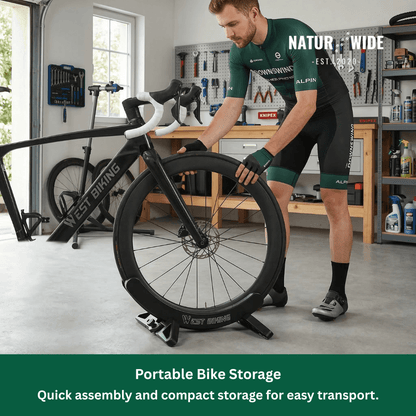 Adjustable Portable Bike Parking Rack & Storage Stand