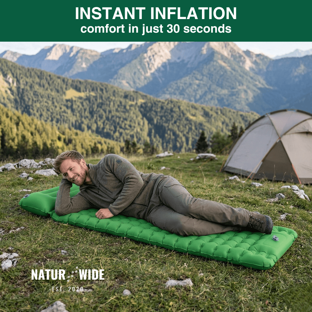 Ultralight sleeping mat – ideal for any adventure on the go