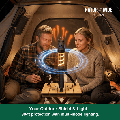 5-in-1 Camping Lamp – LED Flashlight & Mosquito Repellent Light