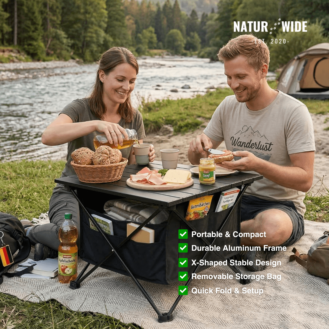 Ultralight Aluminum Folding Camping Table