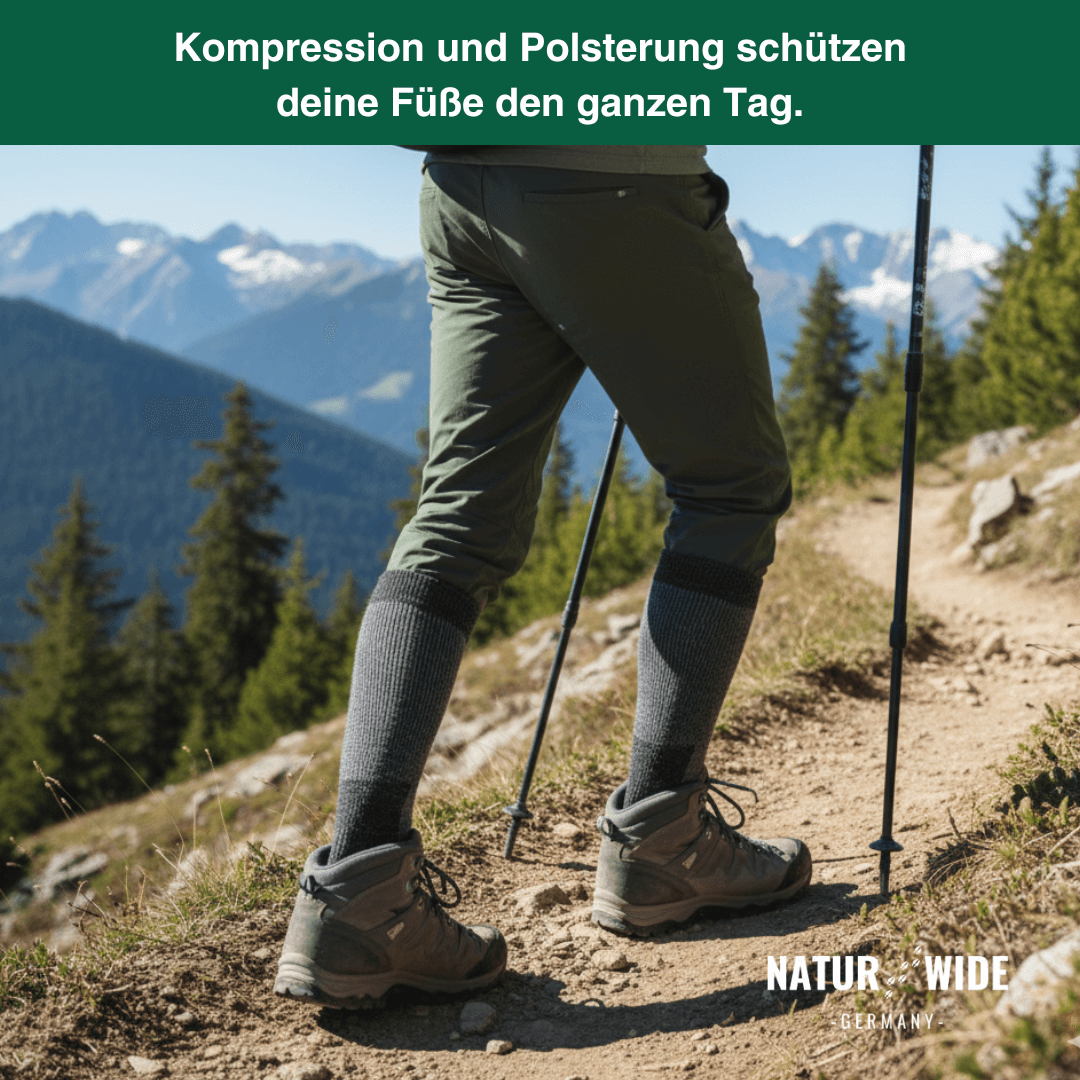 Naturwide Merino Wool Socks – 3-Pack for Men &amp; Women