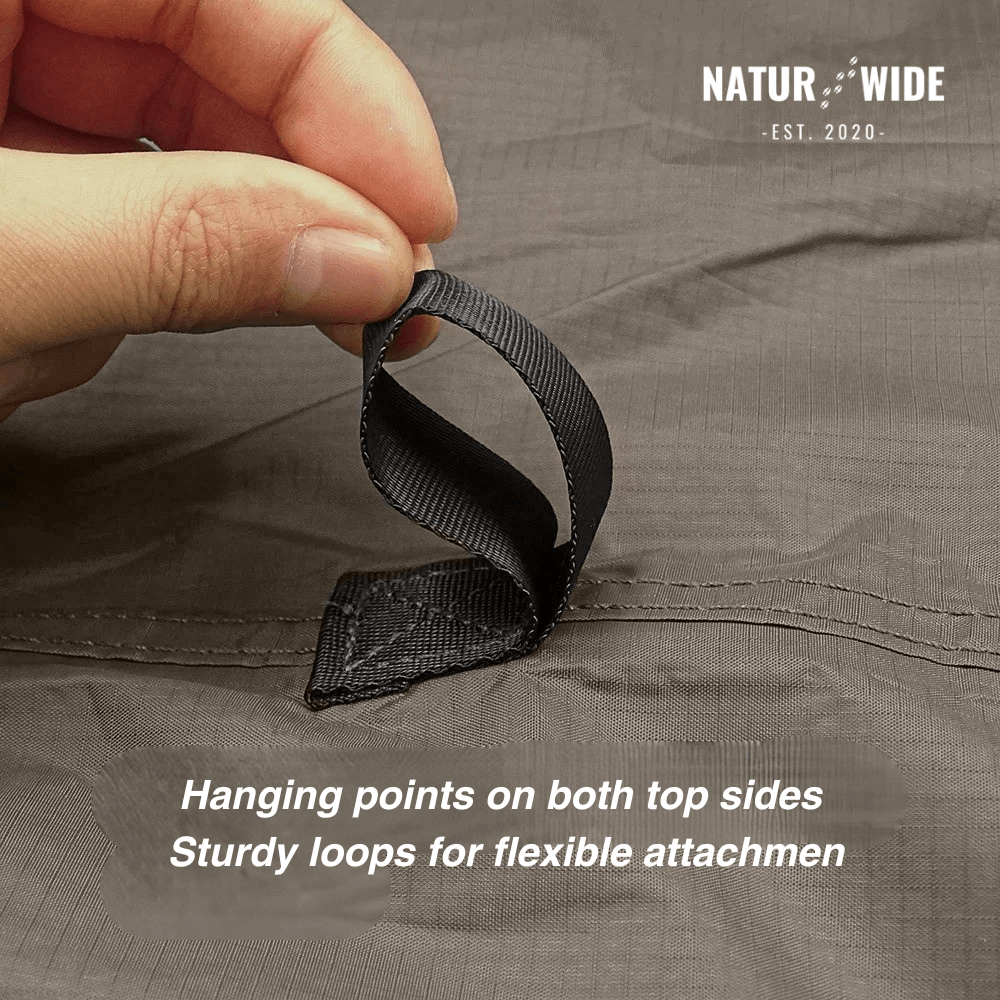 Versatile sun &amp; rain protection tarp