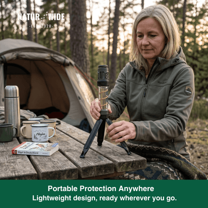 5-in-1 Camping Lamp – LED Flashlight & Mosquito Repellent Light