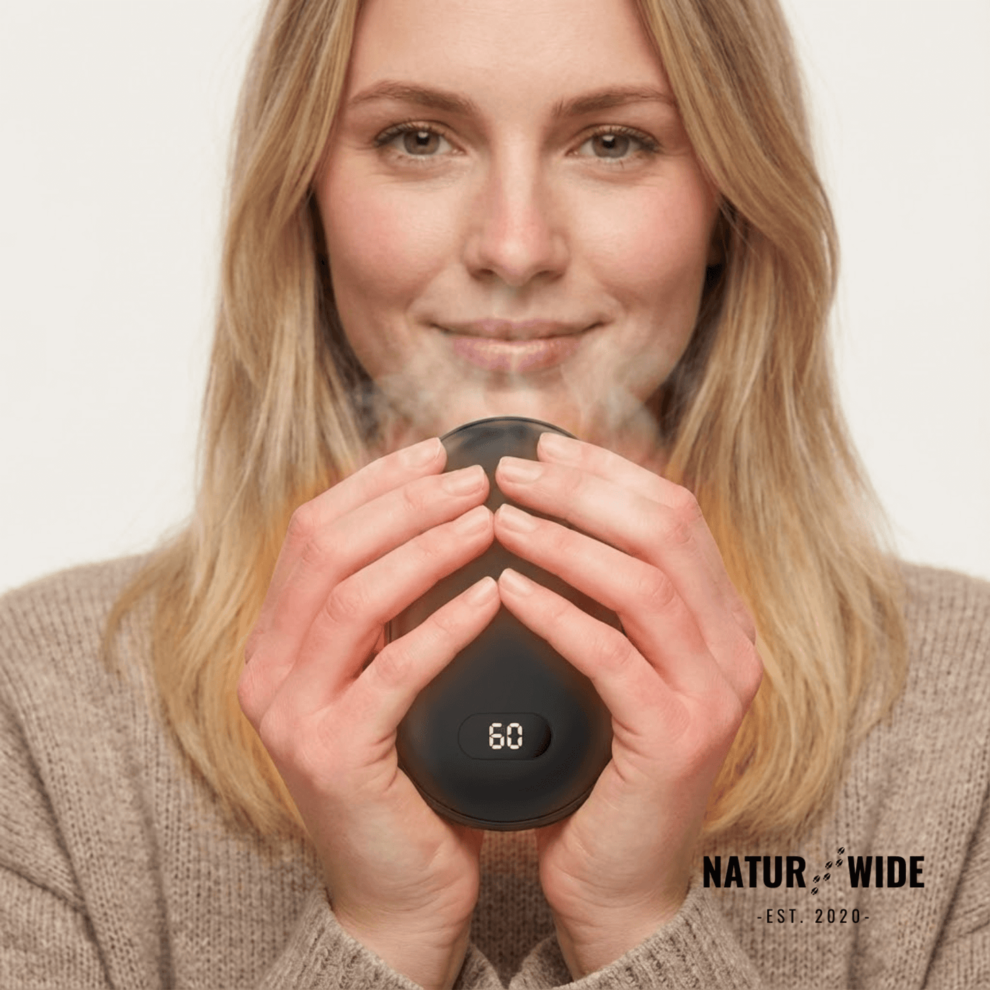 Double-Heat Hand Warmer – Rechargeable Pocket Warmer