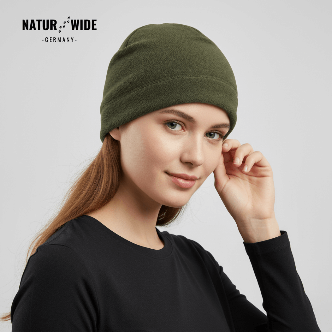 Windproof polar fleece winter cap