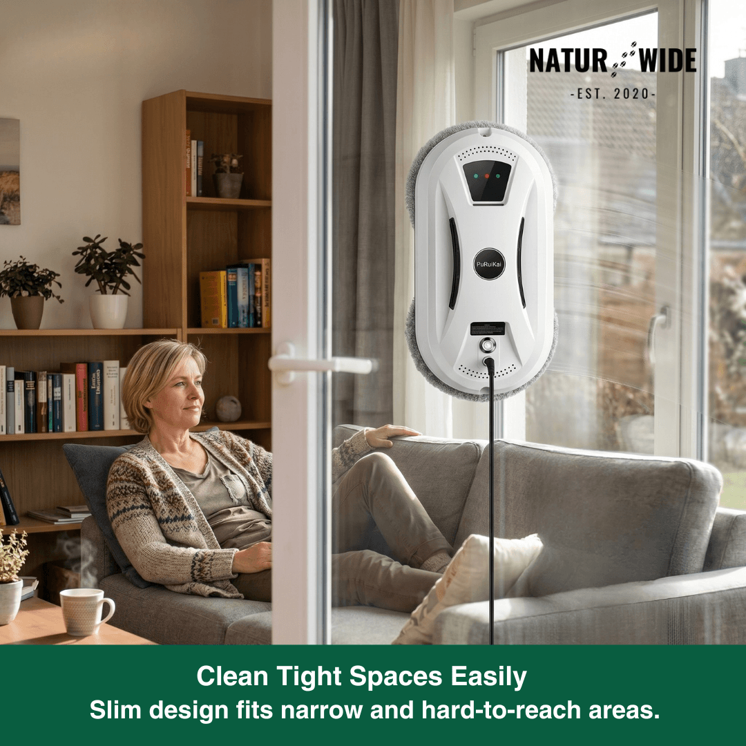 Ultra Thin Window Cleaning Robot with Remote Control