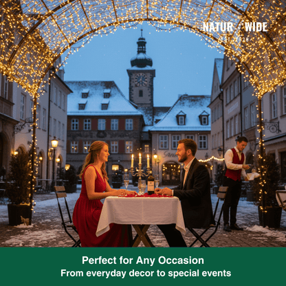 LED Outdoor String Lights – Shatterproof & Weatherproof (Plugin)