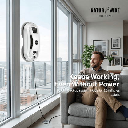 Ultra Thin Window Cleaning Robot with Remote Control