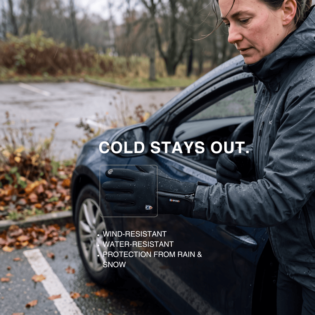Heated Gloves (Power Bank Powered) – Waterproof &amp; Windproof