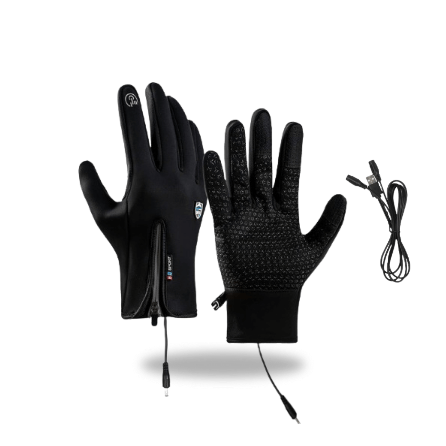 Heated Gloves (Power Bank Powered) – Waterproof &amp; Windproof