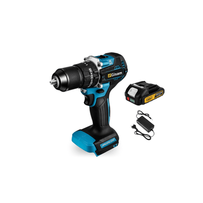 GIsam 13mm Electric Drill Brushless Impact Screwdriver Dual Speed ​​35+3 Torque Cordless Power Tool for Makita 18V Battery pins