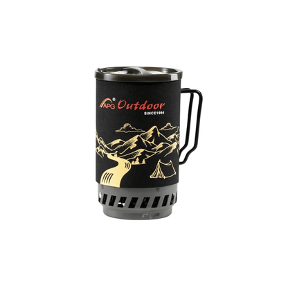 Portable 1.4L Camping Stove & Pot Cooking System