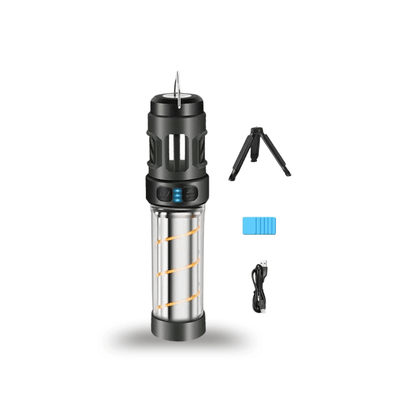 5-in-1 Camping Lamp – LED Flashlight & Mosquito Repellent Light