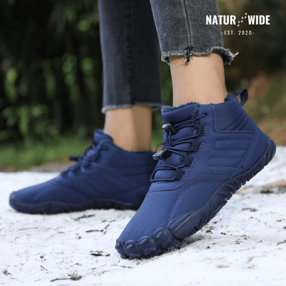 Winter Snow Boots – Warm, Fur-Lined Barefoot Shoes for Men &amp; Women