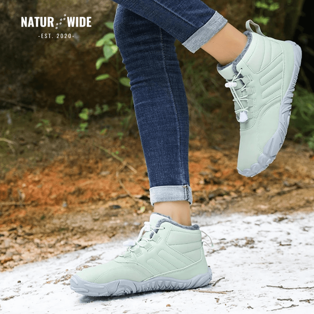 Winter Snow Boots – Warm, Fur-Lined Barefoot Shoes for Men &amp; Women