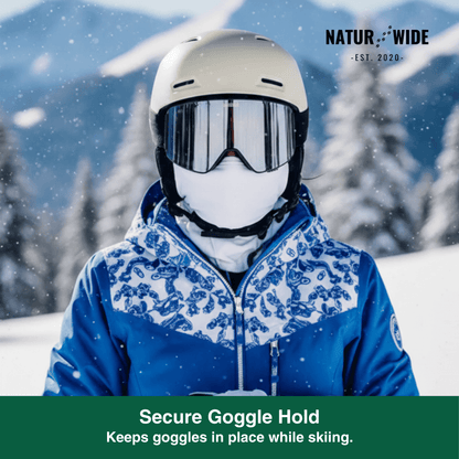 Premium Ski Helmet with Integrated Goggles – Warm &amp; Shockproof