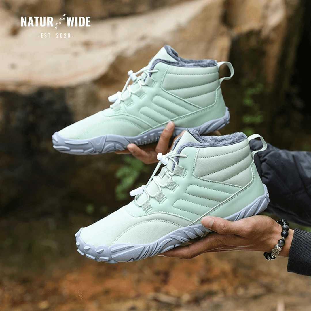 Winter Snow Boots – Warm, Fur-Lined Barefoot Shoes for Men &amp; Women