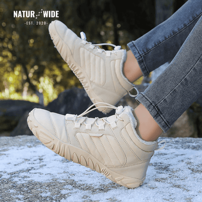 Winter Snow Boots – Warm, Fur-Lined Barefoot Shoes for Men &amp; Women