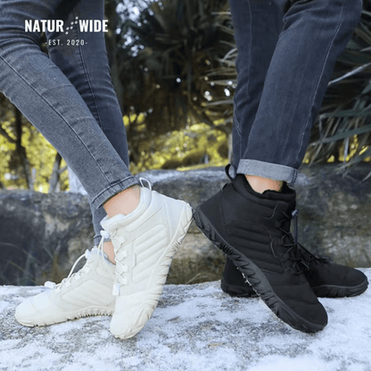 Winter Snow Boots – Warm, Fur-Lined Barefoot Shoes for Men &amp; Women