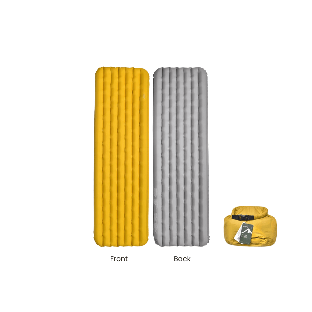 NaturWide 7.6R Camping Sleeping Pad – Ultralight, Self-Inflating &amp; Double-Reinforced