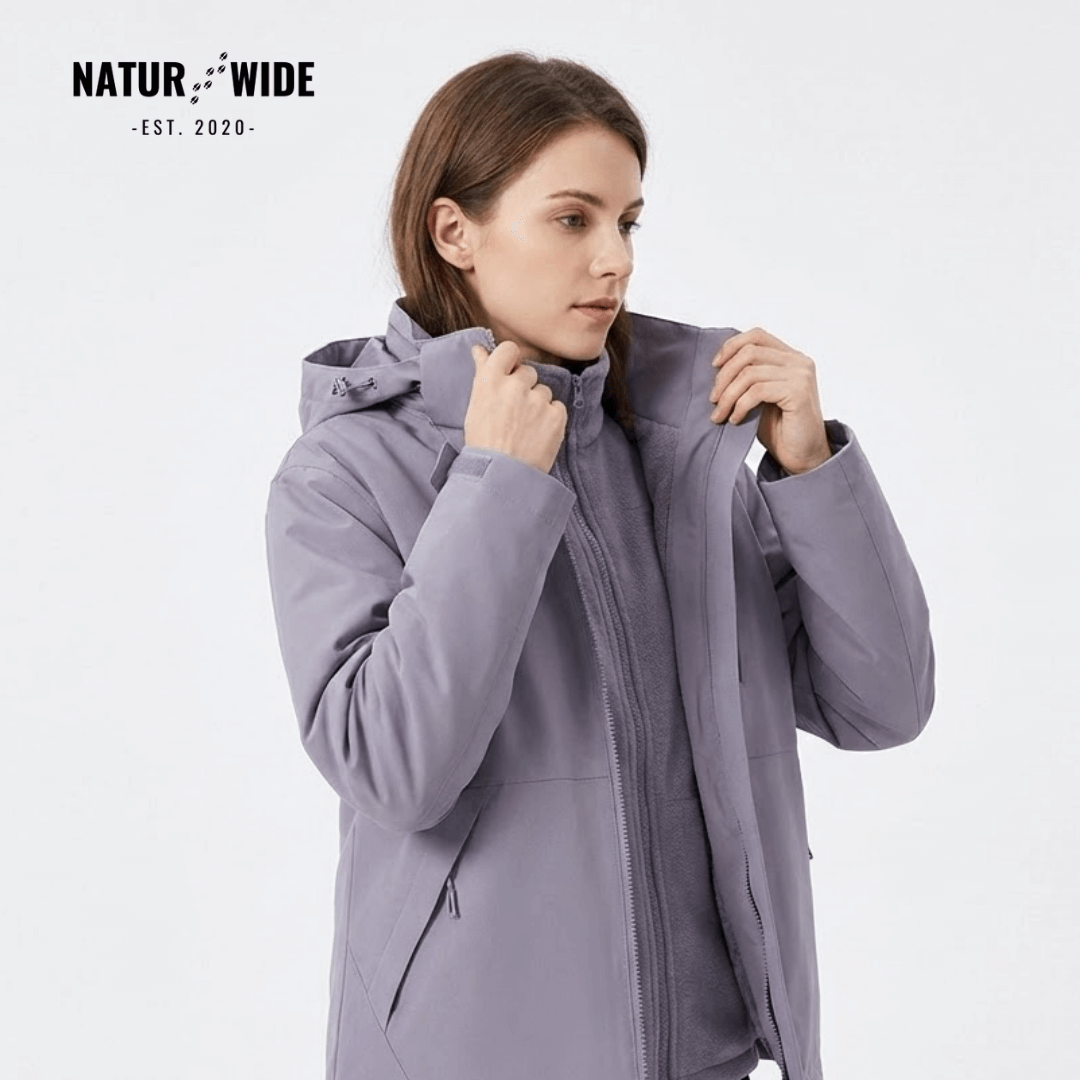 Women's 3-in-1 Waterproof Rain Jacket