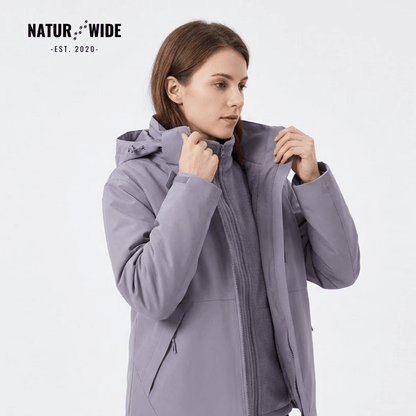 Women's 3-in-1 Waterproof Rain Jacket