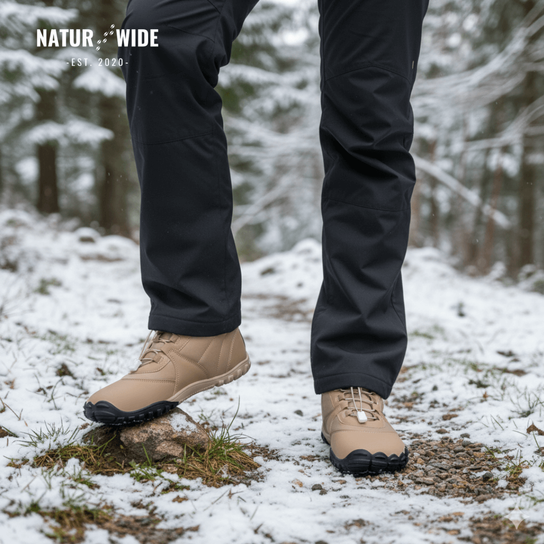Winter Snow Boots – Warm, Fur-Lined Barefoot Shoes for Men &amp; Women