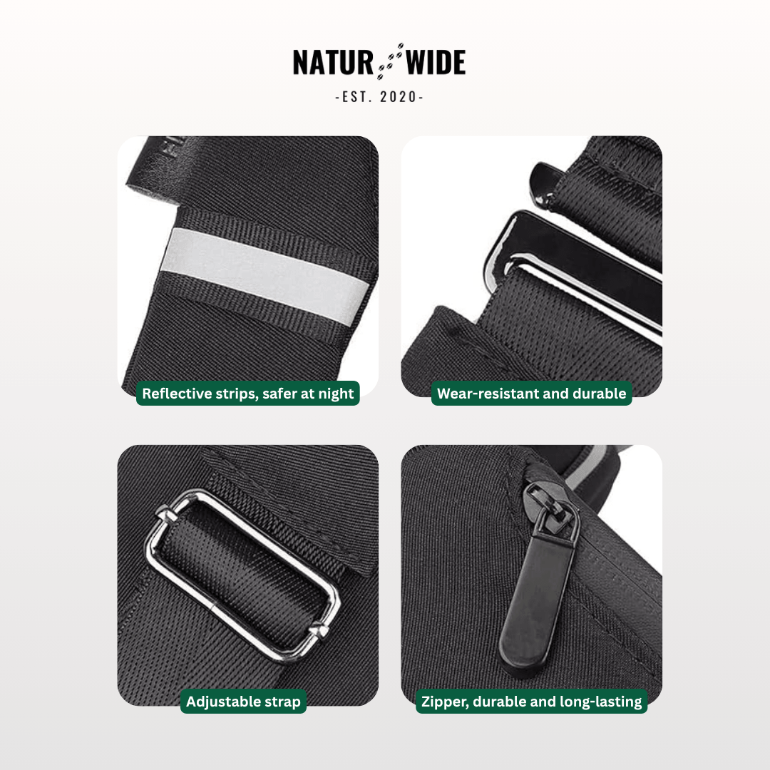 Anti-Theft Sling Bag – Unisex Travel Crossbody Bag in Nylon