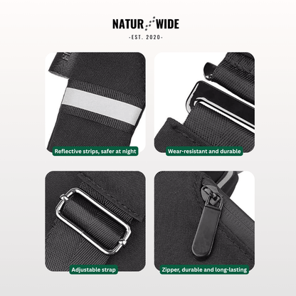 Anti-Theft Sling Bag – Unisex Travel Crossbody Bag in Nylon