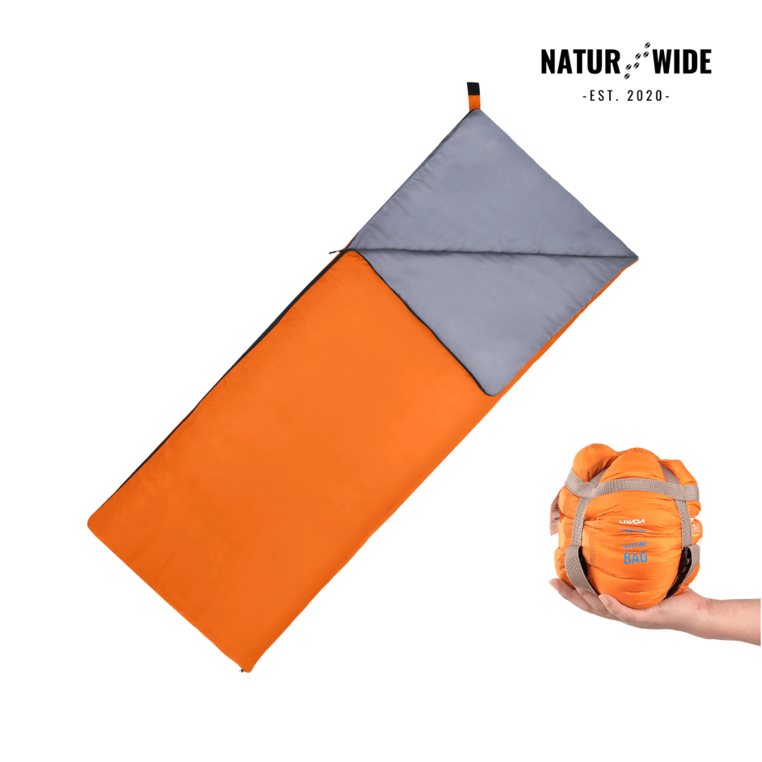 Ultralight Envelope Sleeping Bag – 3-Season Camping & Travel