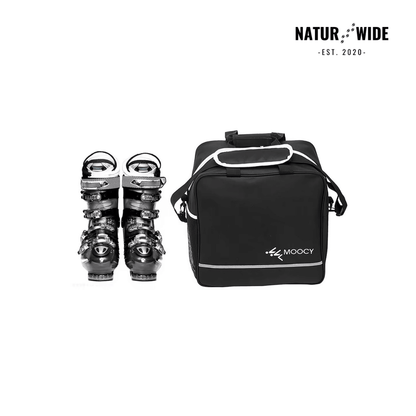 2-Piece Ski Bag Set – Ski Carrier &amp; Boot Bag Combo (Adjustable up to 80")