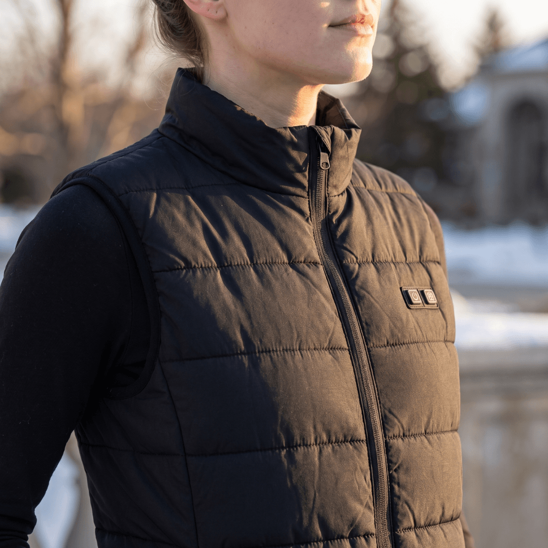 Heated Vest – 9 Heating Zones, USB Rechargeable &amp; Waterproof