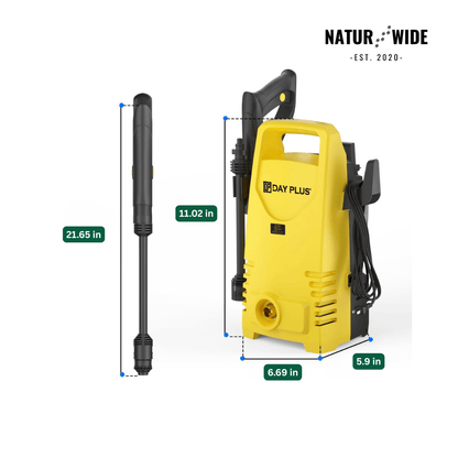 900W Electric Pressure Washer – 7m Hose, Adjustable Nozzle