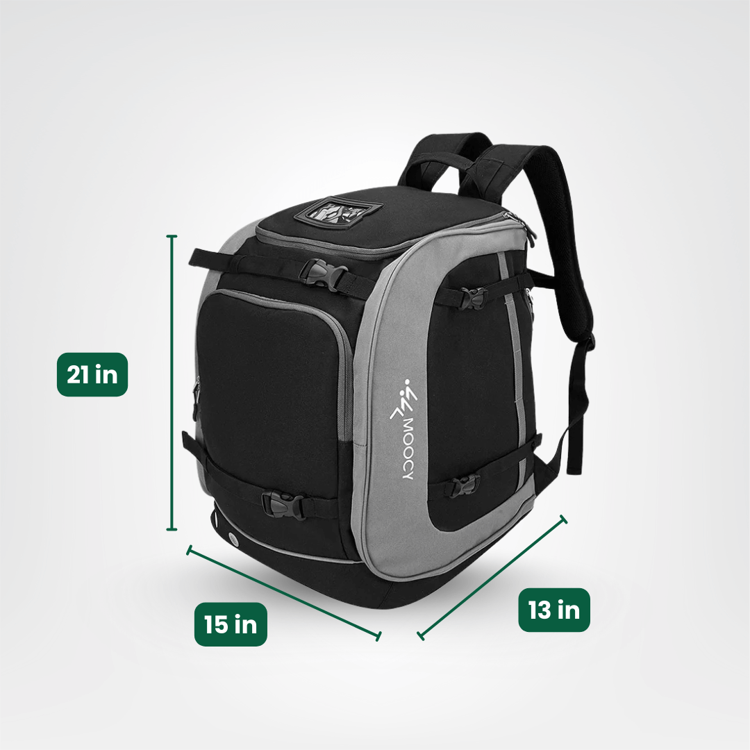 2200oz Ski Boot Bag Backpack – Large Capacity for Helmet, Boots &amp; Gear