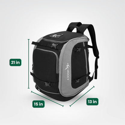 2200oz Ski Boot Bag Backpack – Large Capacity for Helmet, Boots &amp; Gear