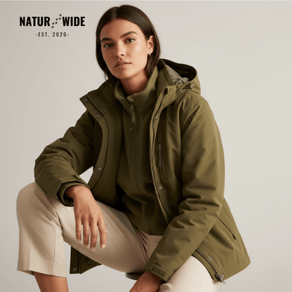 Women's 3-in-1 Waterproof Rain Jacket