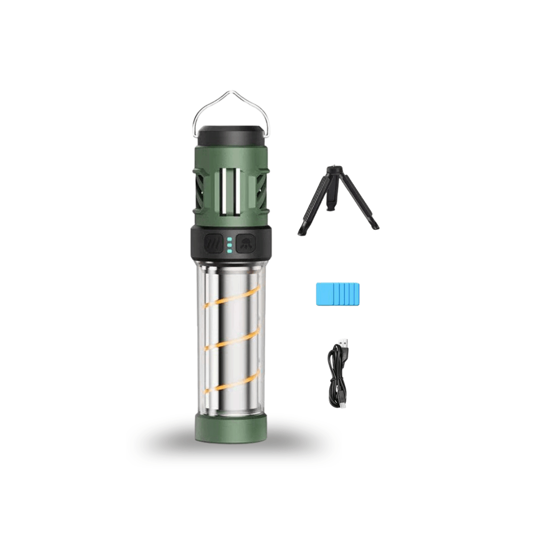 5-in-1 Camping Lamp – LED Flashlight & Mosquito Repellent Light