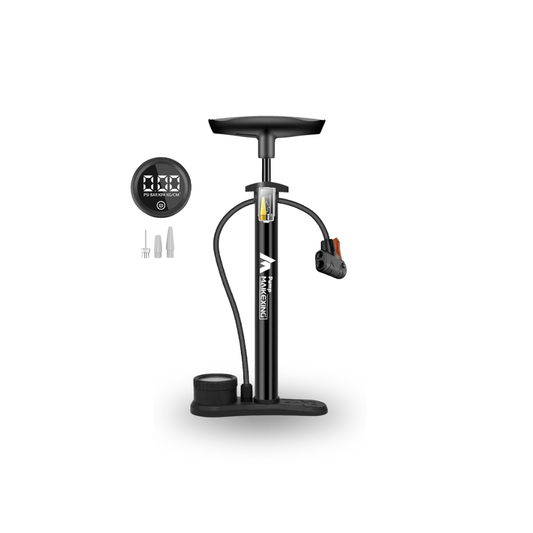 160PSI Portable Bike Pump with Gauge & 3-in-1 Nozzle