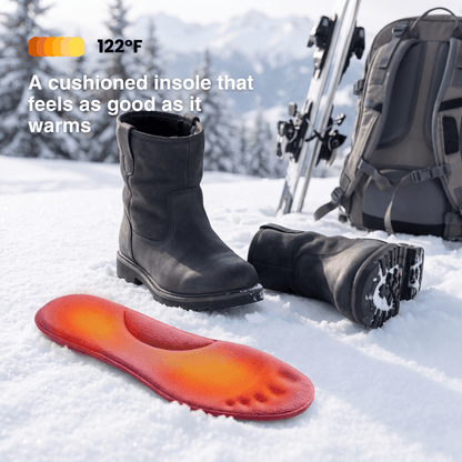 Winter Self-Heating Insoles – Memory Foam, Fur &amp; Extra Warm Shoe Inserts