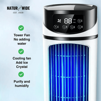 Mini Mobile Air Conditioner 3-in-1 – Cooler, Humidifier & Air Purifier
