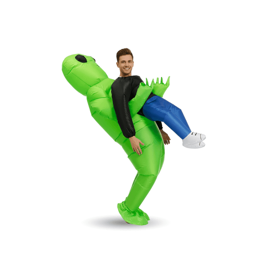 Inflatable Alien Costume – Funny “Pick Me Up” Illusion Suit