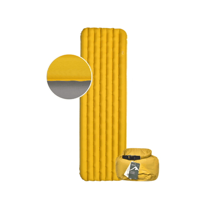 NaturWide 7.6R Camping Sleeping Pad – Ultralight, Self-Inflating &amp; Double-Reinforced