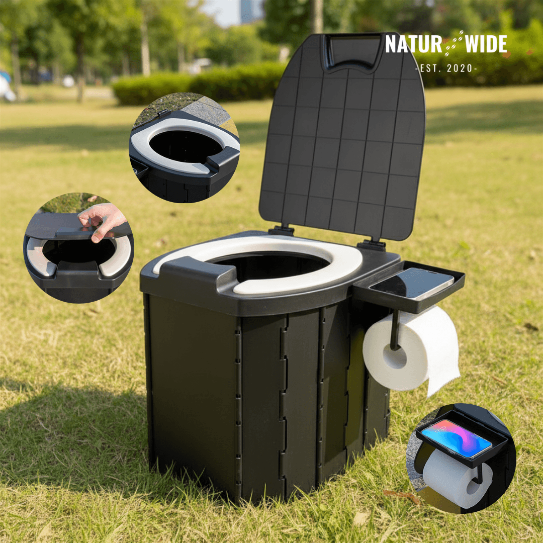 Portable Folding Toilet – Collapsible Camp Toilet for Adults