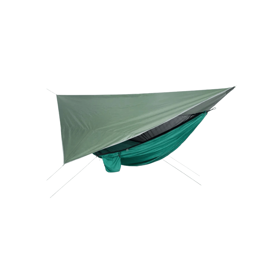 Camping Hammock with Mosquito Net, Rain Fly Tarp & Carry Bag