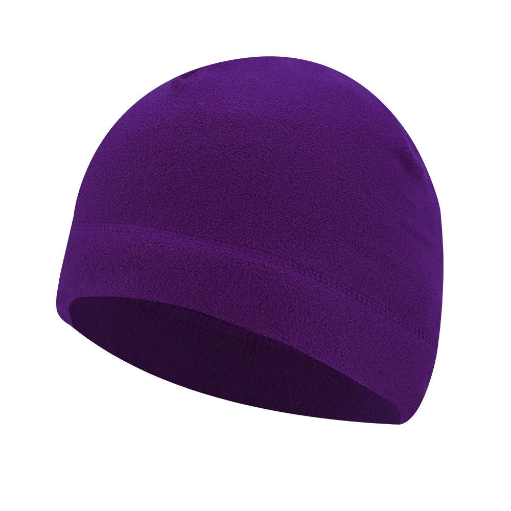 Windproof polar fleece winter cap